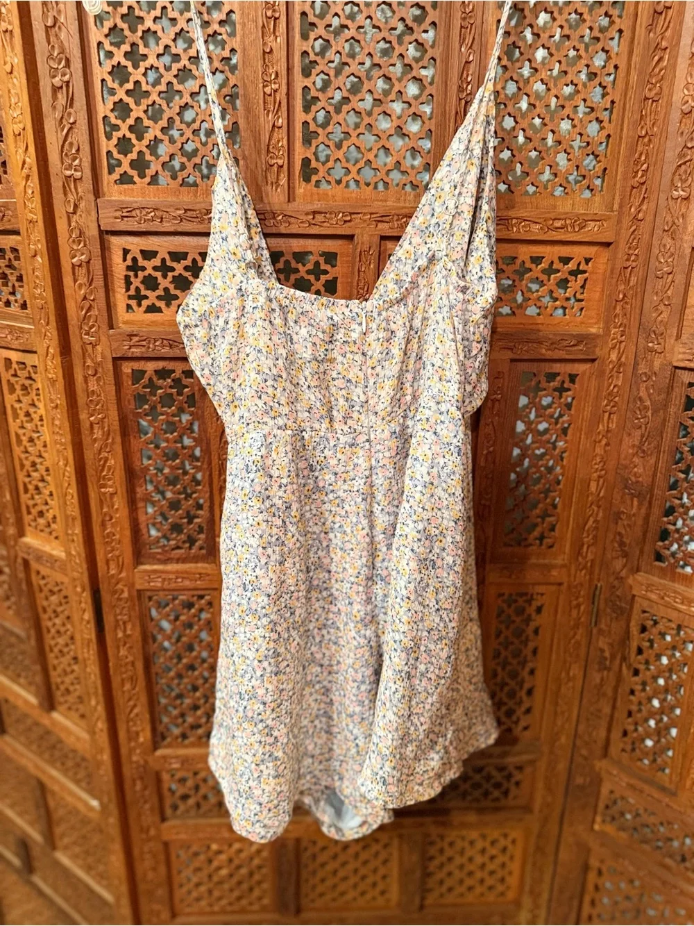 Polly Floral Wrap Romper | US Size 6